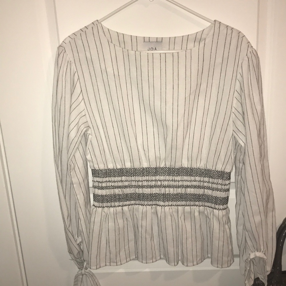 Singed Waist Blouse